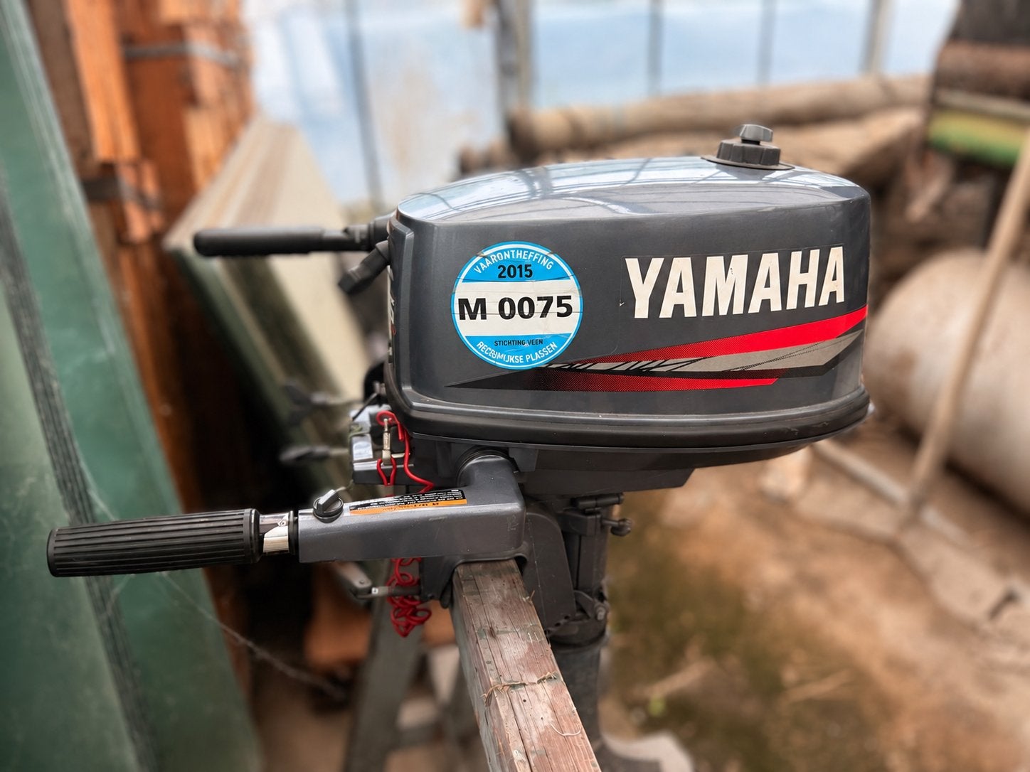 Yamaha 5pk kortstaart Buitenboordmotor - Goed Onderhouden, Watersport en Boten, Buiten- en Binnenboordmotoren, Ophalen, Gebruikt
