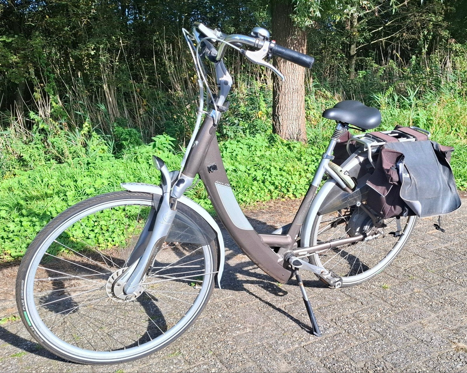Werkende elektrische Sparta damesfiets/ E-bike, Fietsen en Brommers, Ophalen, Sparta, Versnellingen, 53 tot 56 cm