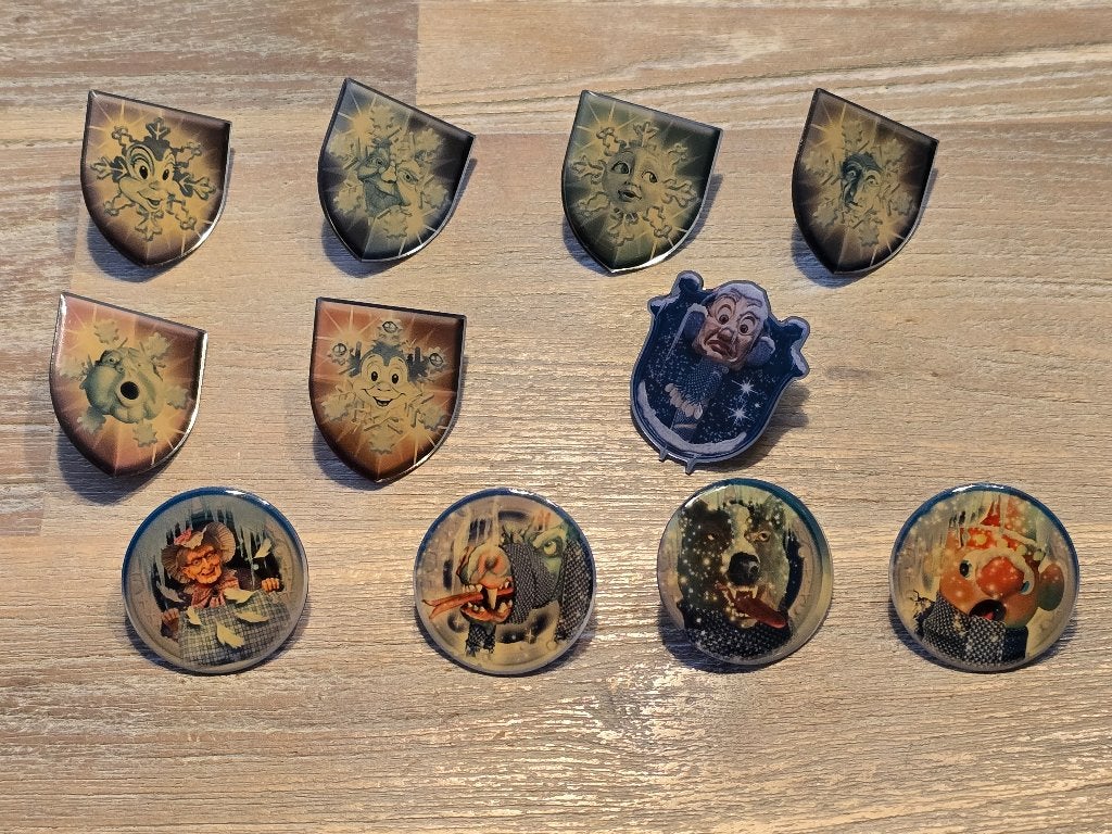 Set Winter Efteling Pins, Ophalen of Verzenden, Gebruikt, Button of Speldje