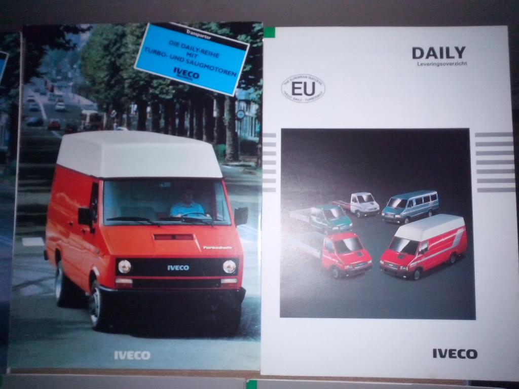 Iveco Daily brochures folders D NL GB met Iveco Ford Daily, Boeken, Ophalen of Verzenden, Zo goed als nieuw, Ford