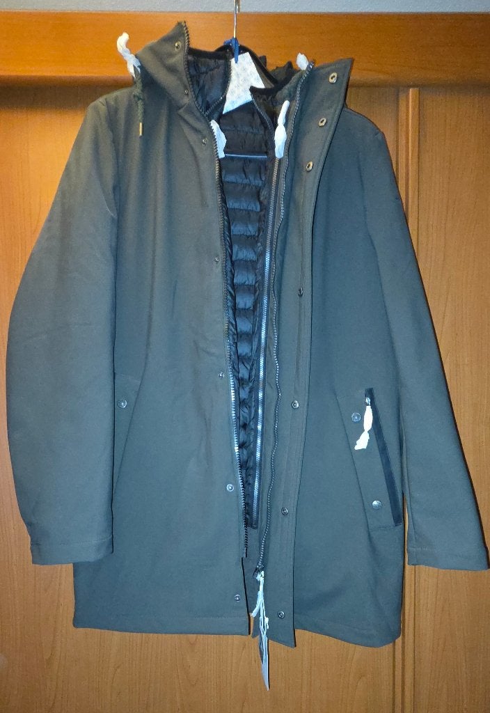 Dreimaster Herenparka XXL Olijfgroen - Nieuw met labels, Nieuw, Overige maten, Ophalen of Verzenden, Dreimaster