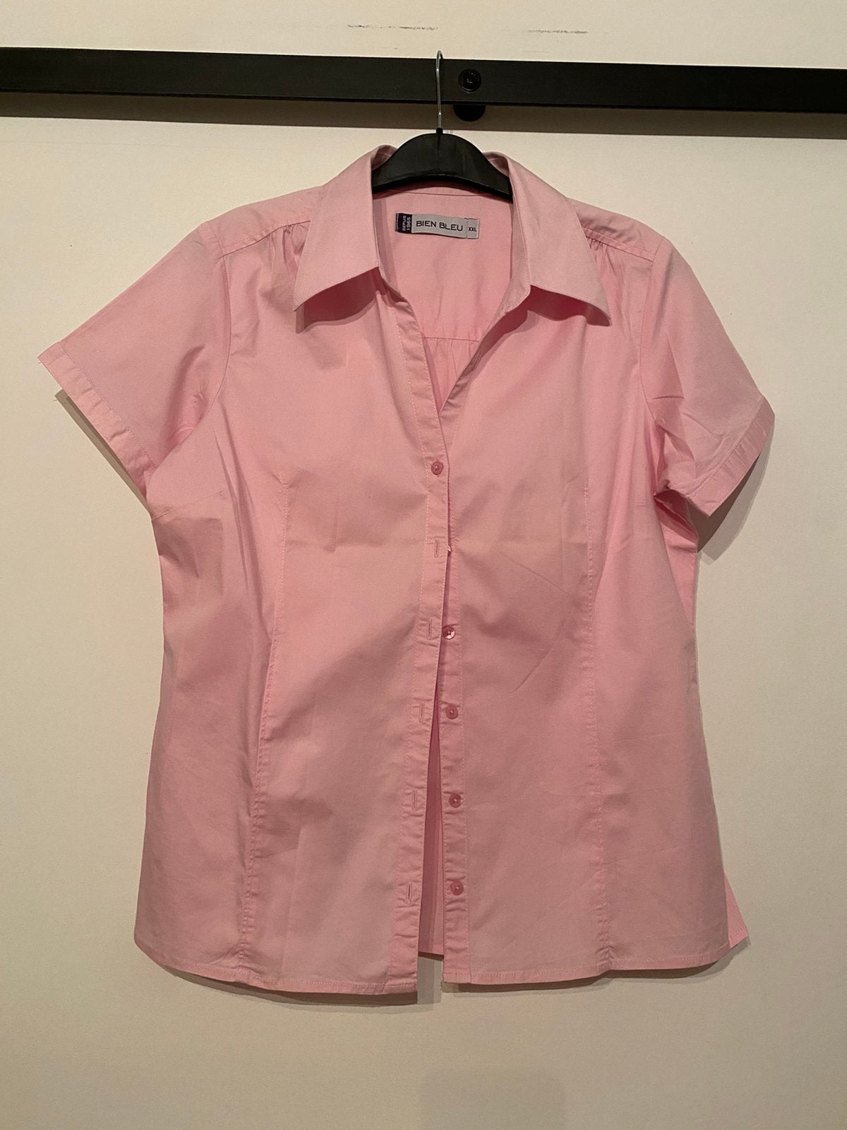 Rose blouse bien bleu korte mouw xxl, Kleding | Dames, Ophalen of Verzenden, Zo goed als nieuw, Maat 46/48 (XL) of groter, Roze