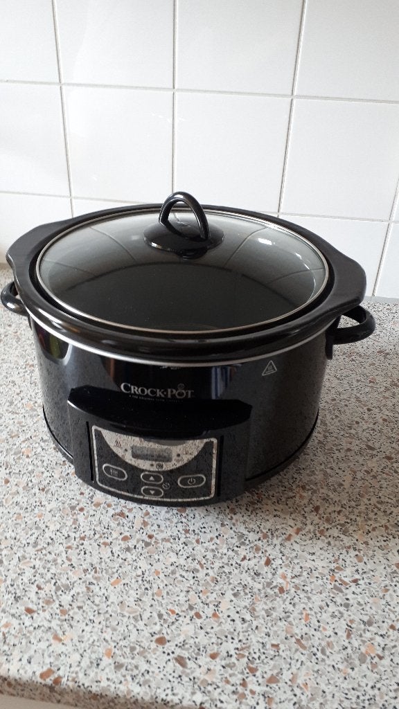 CrockPot Slow Cooker 4,7 liter, Witgoed en Apparatuur, Slowcookers, Ophalen of Verzenden, Timer, Zo goed als nieuw