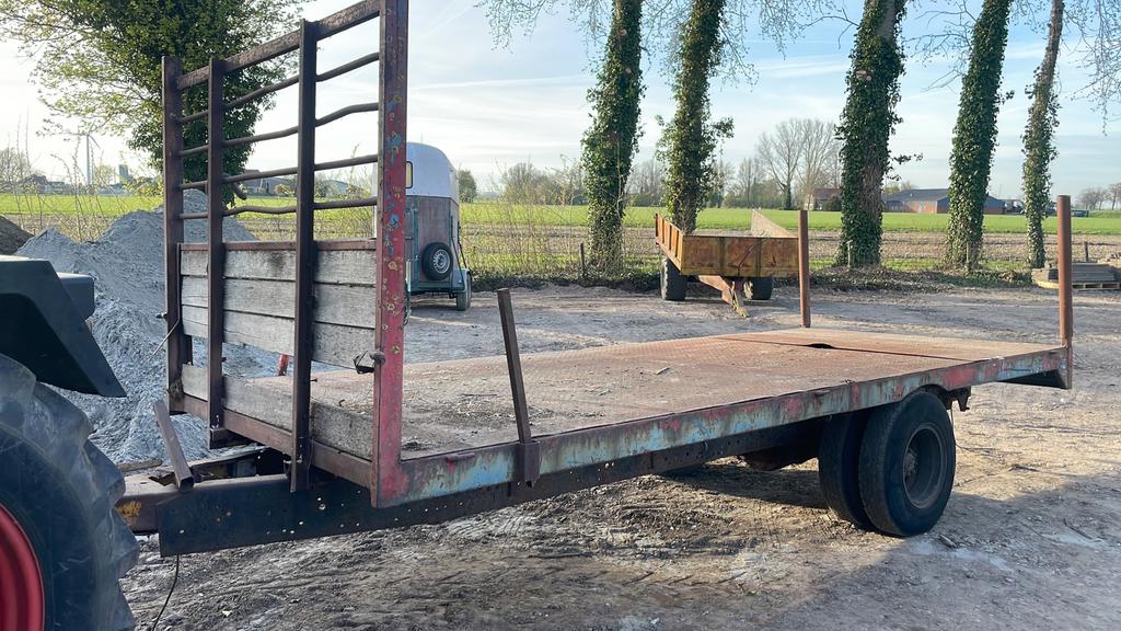 Platte lage balenwagen, Zakelijke goederen, Ophalen of Verzenden, Grondbewerking