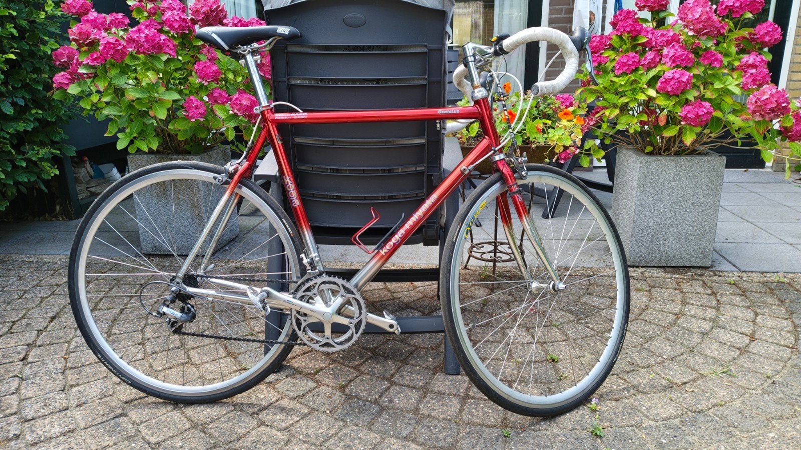 Koga Miyata racefiets, rood, 58 cm frame, Ophalen, 28 inch, Gebruikt, Aluminium