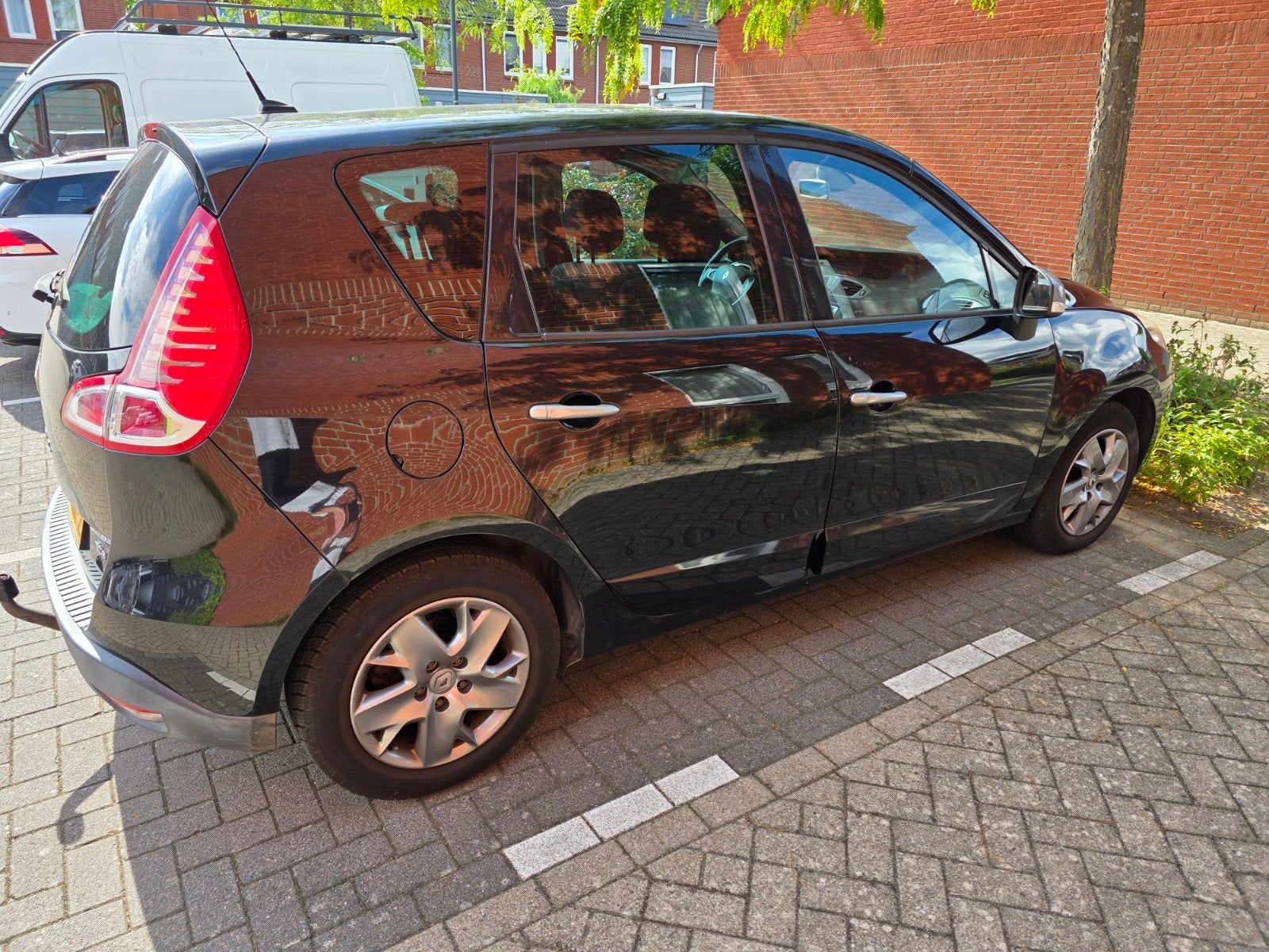Renault Scénic 1.4 TCE 96KW 2012 Zwart, Auto's, Voorwielaandrijving, 4 cilinders, Start-stop-systeem, Zwart