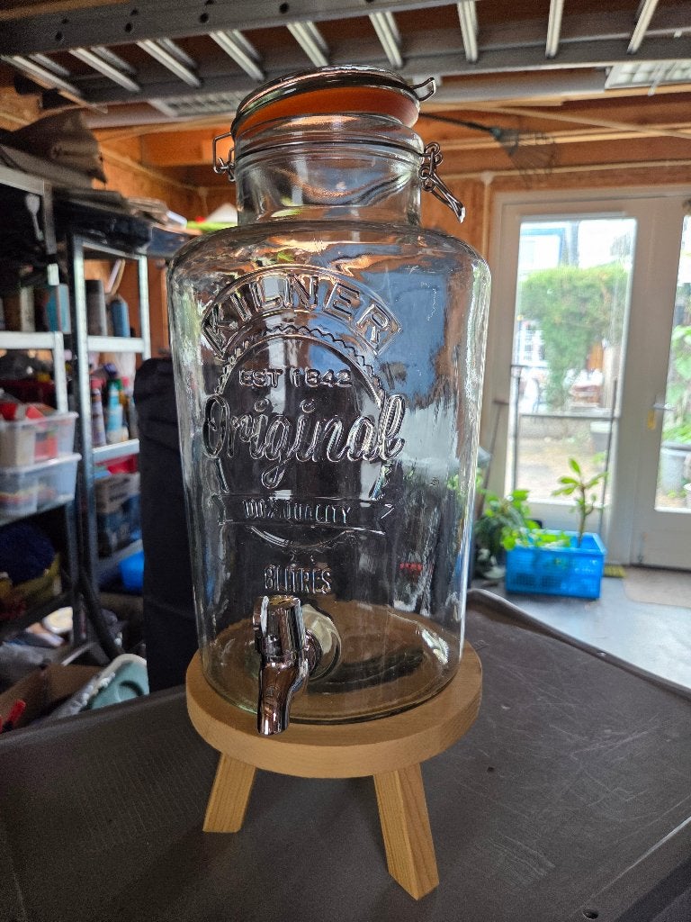 Waterkan met kraantje (8 Liter), Ophalen, Overige typen, Overige stijlen, Glas