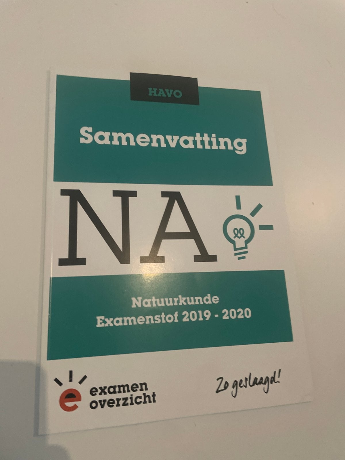 Samenvatting Natuurkunde HAVO Examenoverzicht 2019-2020, Ophalen of Verzenden, Zo goed als nieuw, HAVO, Natuurkunde