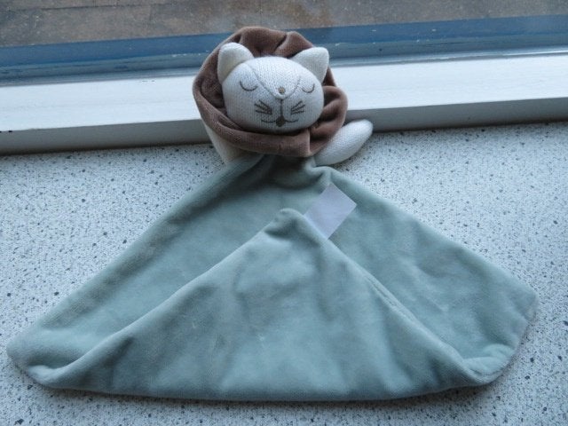 Knuffeldoek leeuw of kat poes van Blokker, Ophalen of Verzenden, Zo goed als nieuw, Leeuw, Met label
