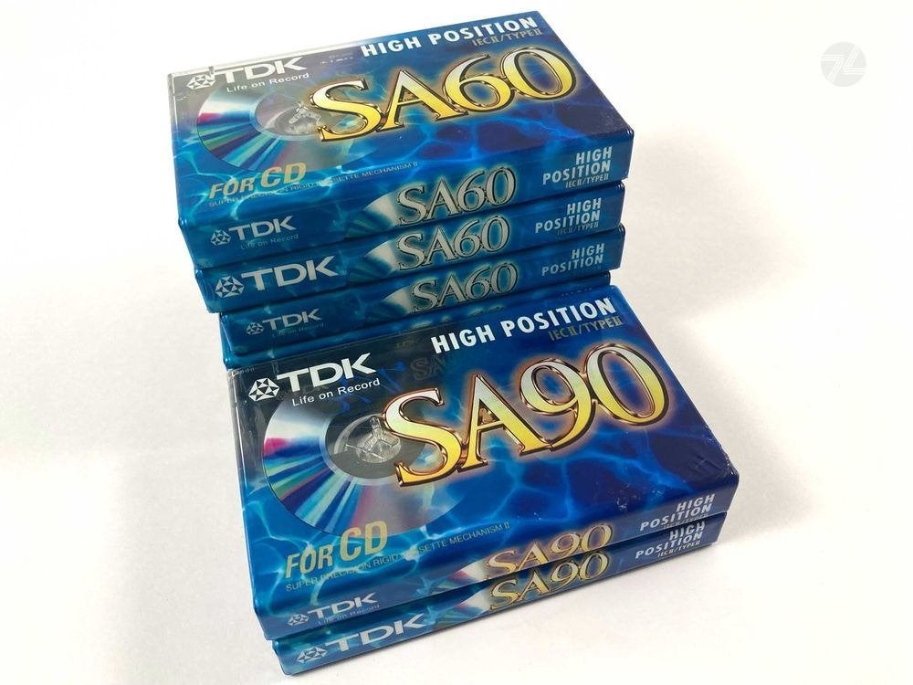 TDK SA60 High Position IECII - Type II ( doos a 10 stuks ), 2 t/m 25 bandjes, Overige genres, Ophalen of Verzenden, Nieuw in verpakking