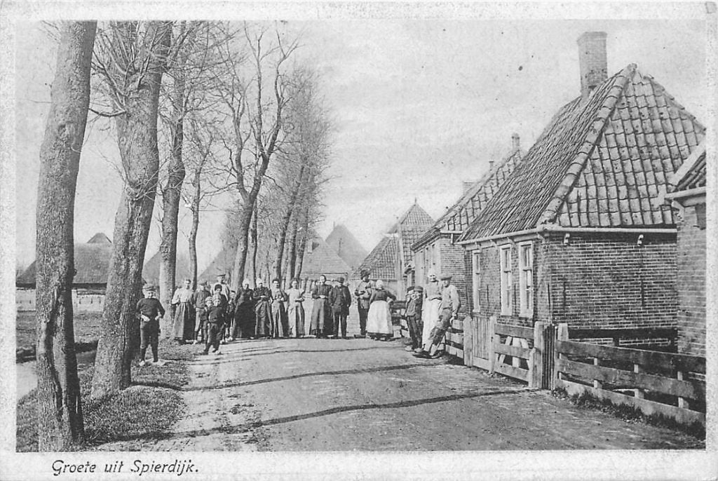 702-053-021 Spierdijk, Verzamelen, Ansichtkaarten | Nederland, Verzenden, Voor 1920, Noord-Holland