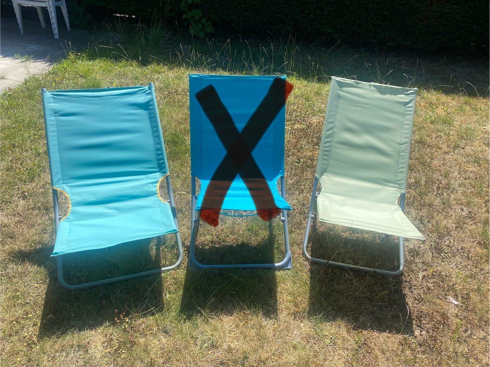 Strandstoel / campingstoel / visstoel, Ophalen, Gebruikt, Campingstoel