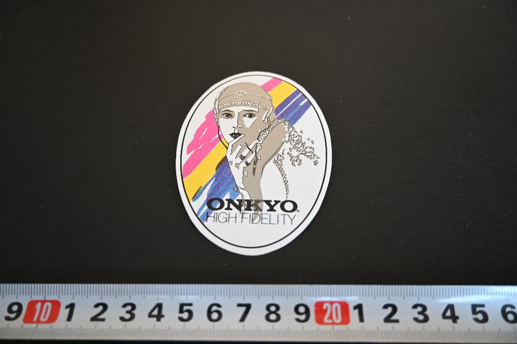 sticker ONKYO High Fidelity, Ophalen, Zo goed als nieuw, Sticker
