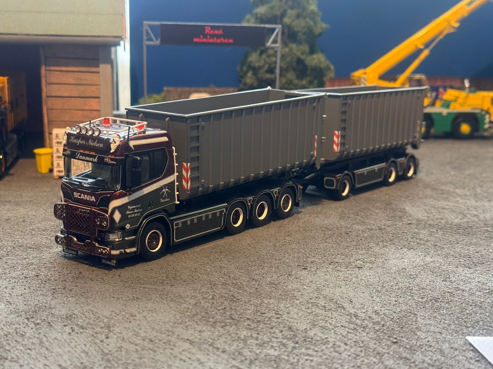 Tekno Nielsen container auto, Tekno, Nieuw, Tekno, Bus of Vrachtwagen