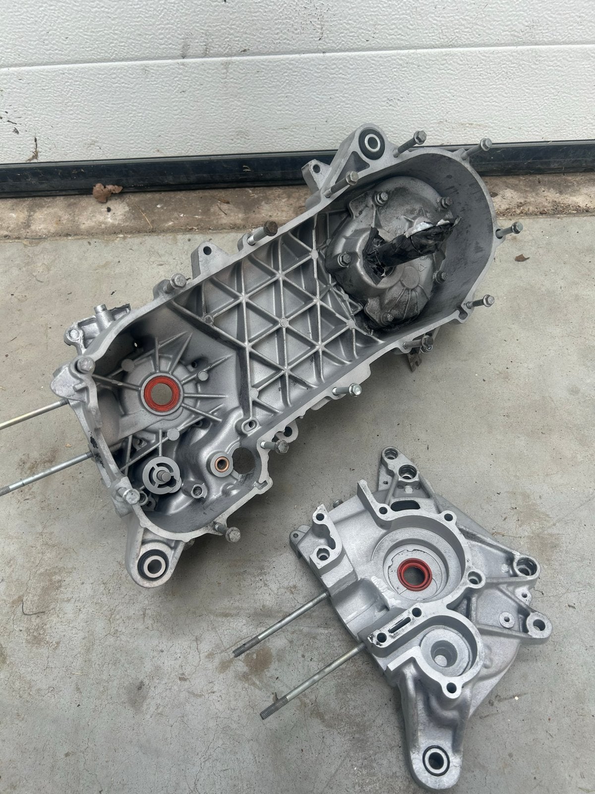 Piaggio Zip Type 3 Carters - Recent Gestraald, Fietsen en Brommers, Brommeronderdelen | Scooters, Gebruikt, Piaggio, Blok, Ophalen