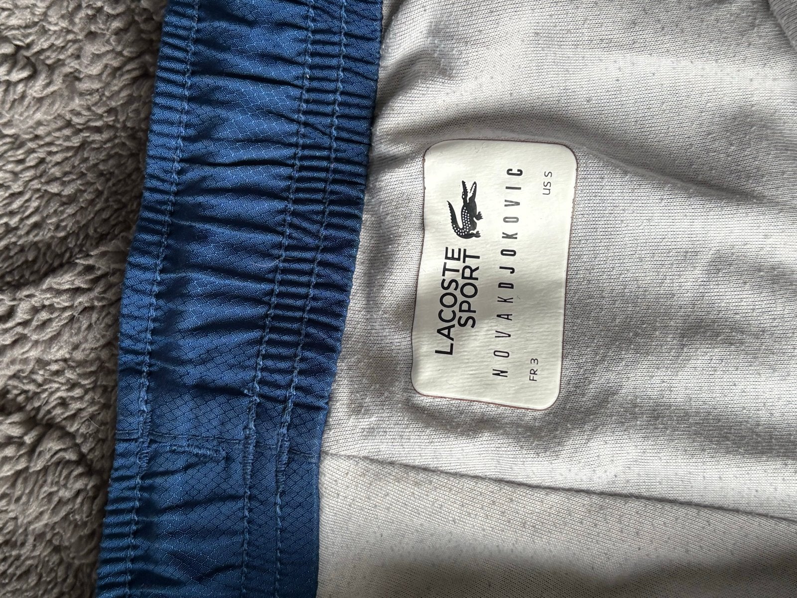 Lacoste Sport Novak Djokovic Trainingspak, Blauw, Ophalen of Verzenden, Zo goed als nieuw, Algemeen
