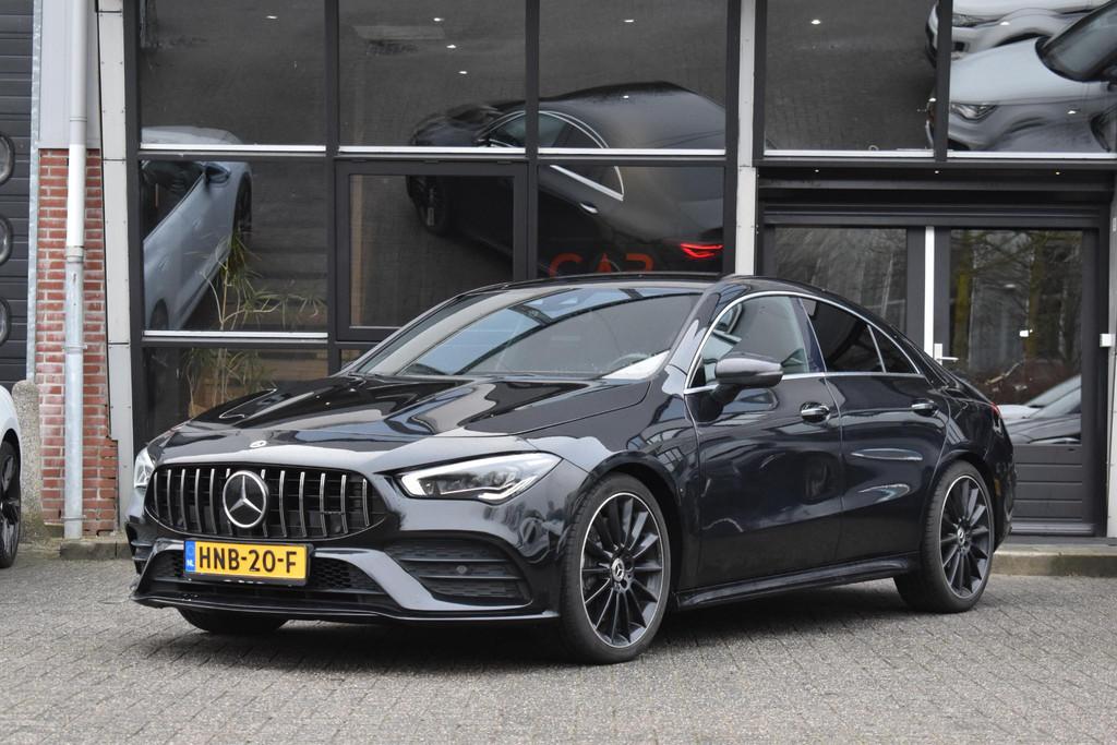 Mercedes-Benz CLA-klasse 250 AMG Lane ACC Camera CLA 45 Pakk, Gebruikt, 4 cilinders, Leder en Stof, Zwart