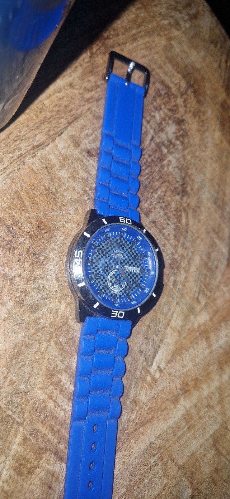 Atlas For Men horloge met blauw siliconen bandje, Ophalen of Verzenden, Overige merken