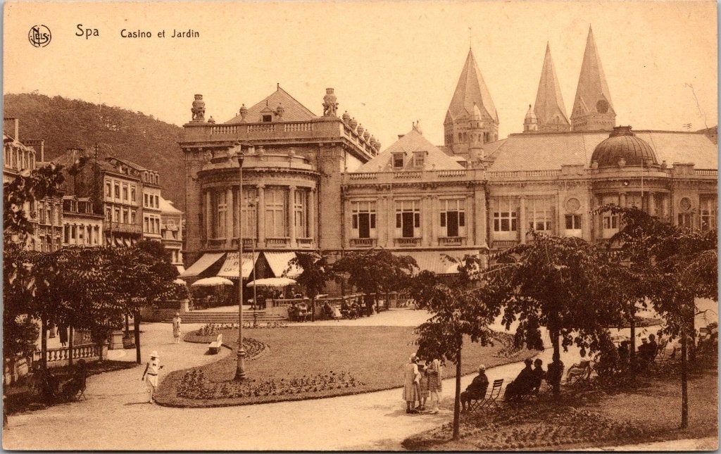 Spa België - 12 antieke postkaarten IV, Verzamelen, Ophalen of Verzenden, 1920 tot 1940, Gelopen, Luik