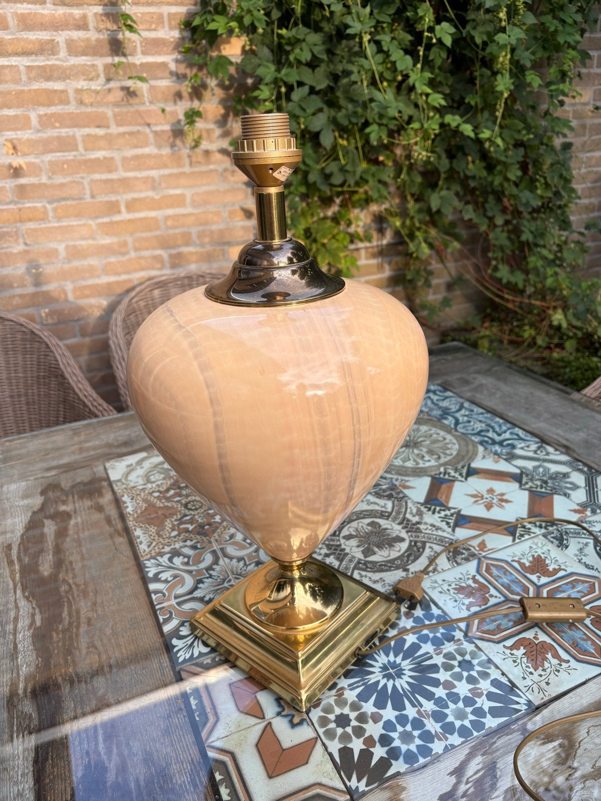 Prachtige grote Maison Le Dauphin Tafellamp, Ophalen of Verzenden