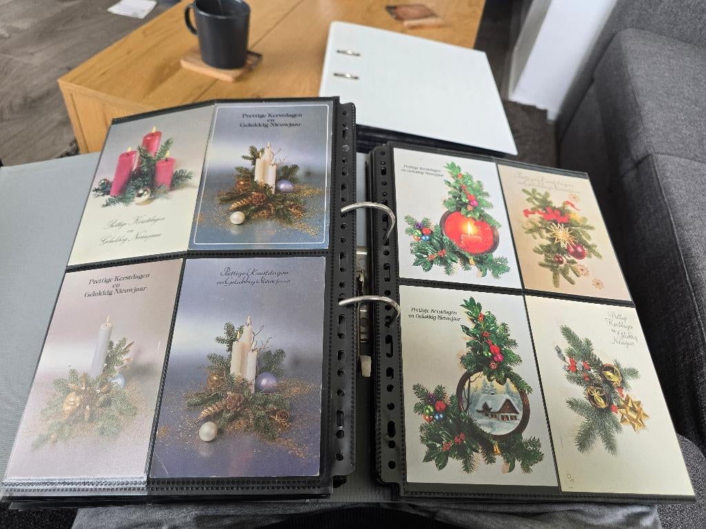 Kerstkaarten, Ophalen of Verzenden, Gebruikt
