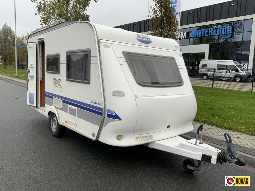 Hobby De Luxe 400 SB, Caravans en Kamperen, Caravans, Overige typen, Hobby, Bedrijf, Treinzit