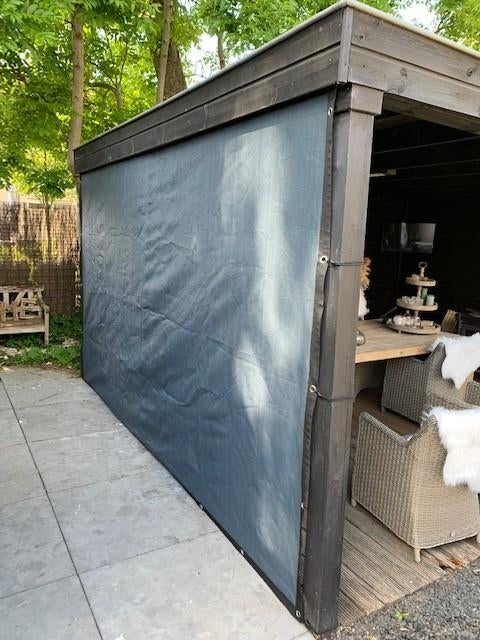 Veranda schaduwdoek gaasdoek, winddoek, zondoek, Tuin en Terras, Ophalen, Overige materialen, Nieuw, 200 cm of meer