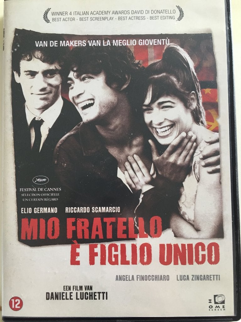 Mio Fratello Unico, Cd's en Dvd's, Dvd's | Filmhuis, Vanaf 16 jaar, Ophalen of Verzenden, Zo goed als nieuw, Overige gebieden