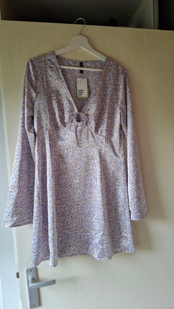 Jurk H&M, Kleding | Dames, Jurken, Maat 38/40 (M), H&M, Verzenden, Paars