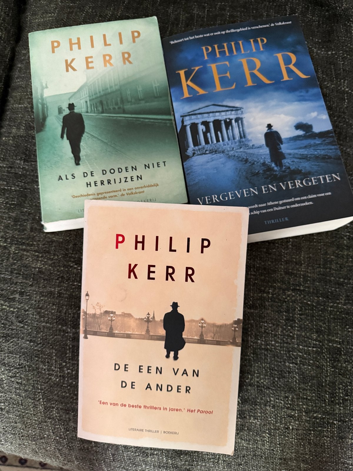 Philip Kerr Bernie Gunther Thrillers (3 boeken), Ophalen of Verzenden, Zo goed als nieuw, Europa overig