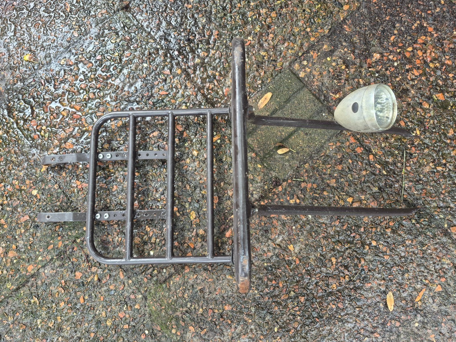 Bagagedrager / fietsrek / bagagerek fiets ijzer, Ophalen, Gebruikt
