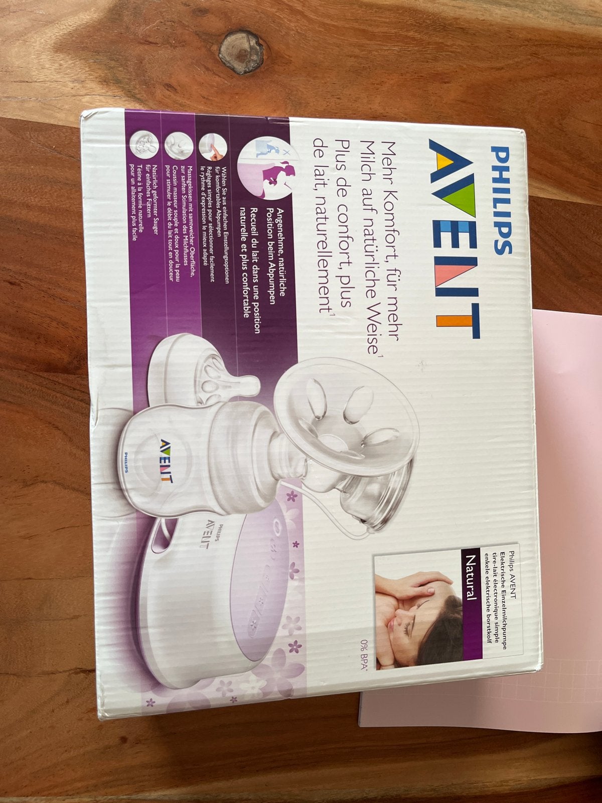 Philips Avent enkele elektrische borstkolf Natural, Ophalen, Borstkolf, Philips Avent, Zo goed als nieuw