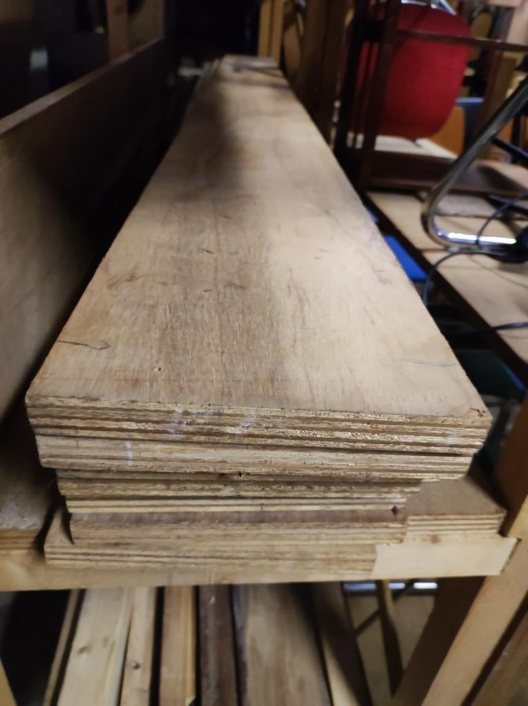 10 m2 / 21 stuks zware kwaliteit (22mm) planken 244 x 20 cm, Minder dan 25 mm, Ophalen of Verzenden, Zo goed als nieuw, 200 tot 250 cm