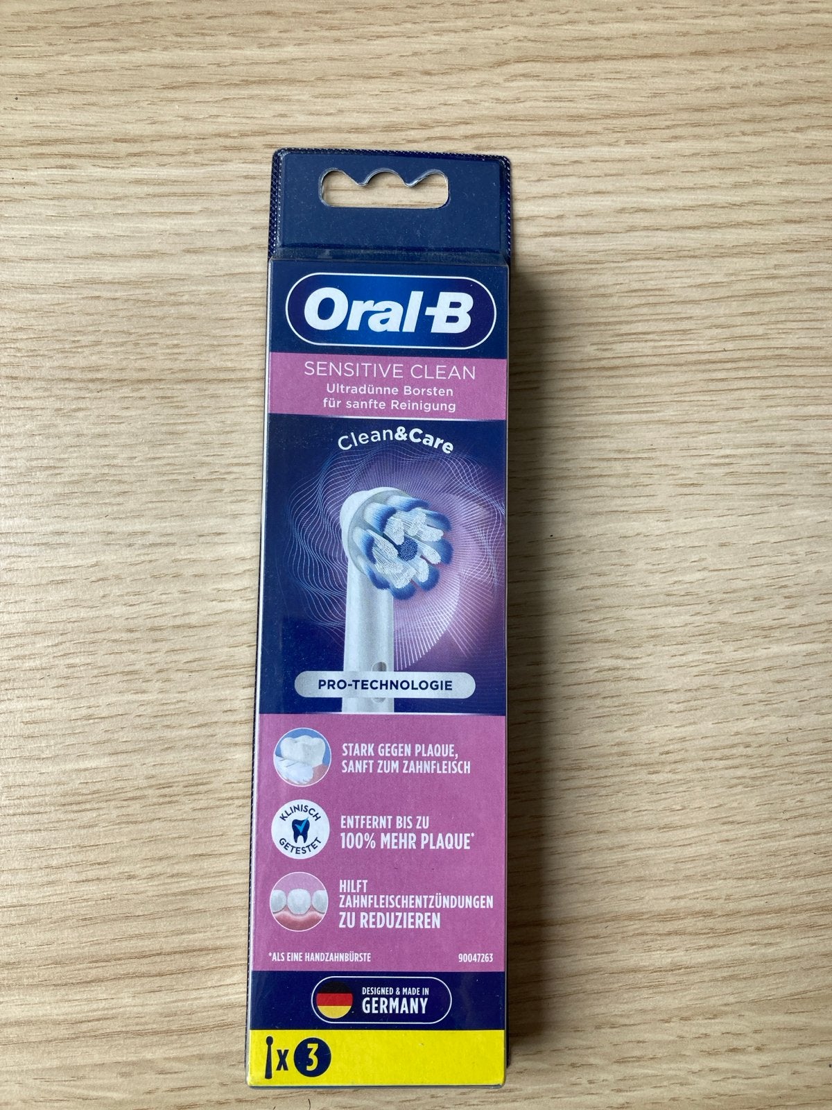 Oral-B Sensitive Clean opzetborstels (3 stuks), Ophalen of Verzenden, Nieuw, Mondverzorging
