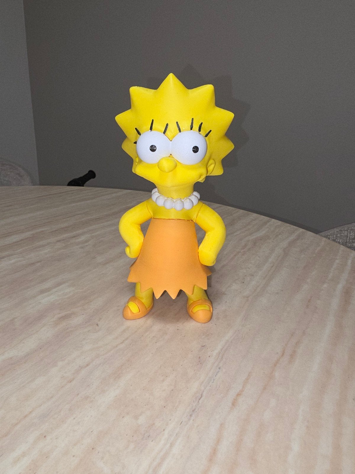 Lisa Simpson 3D geprint beeldje - 23 cm, Ophalen of Verzenden, Zo goed als nieuw
