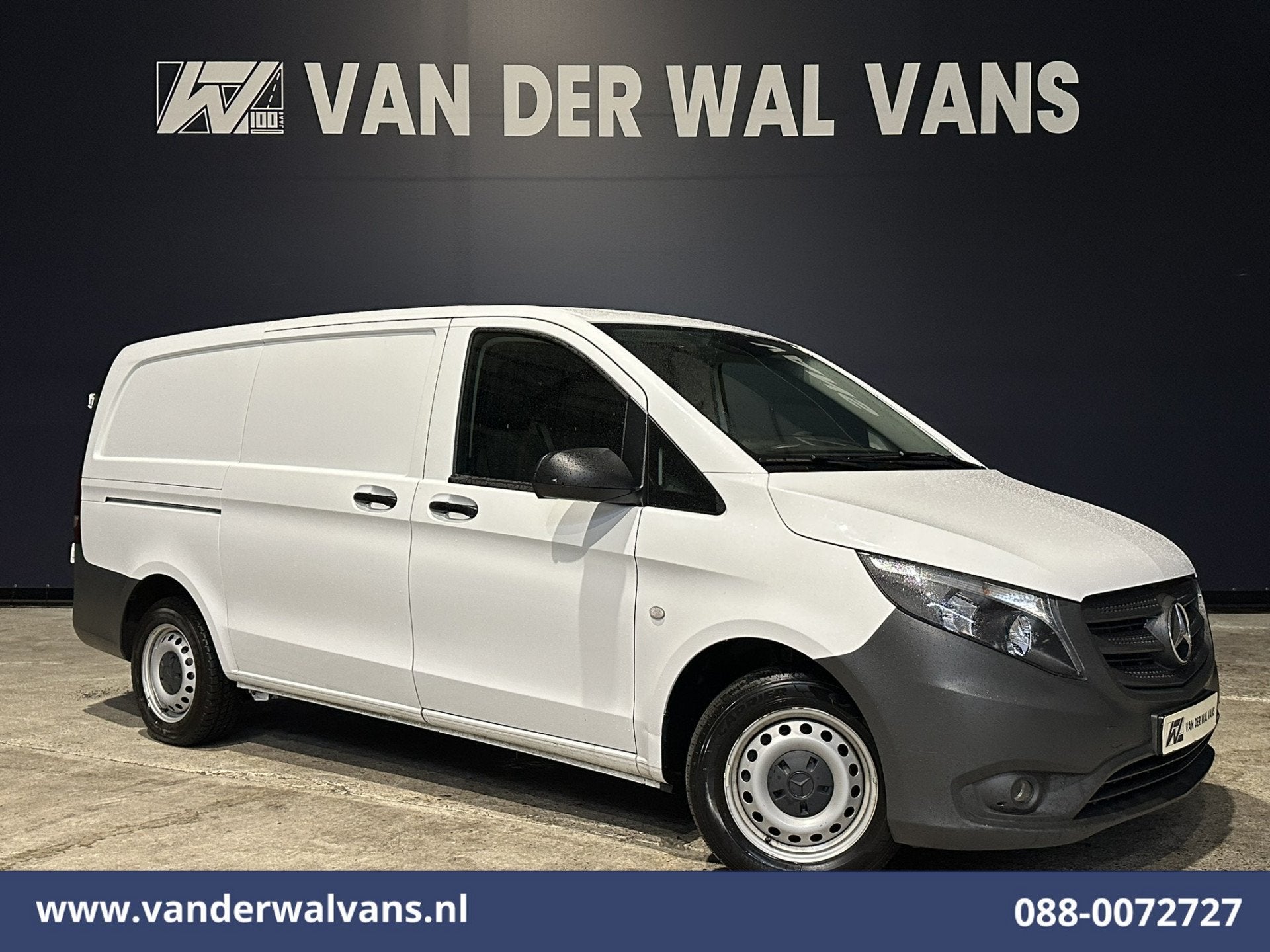 Mercedes-Benz Vito 116 CDI 164pk L2H1 Euro6 Airco | Camera |, Auto's, Gebruikt, 4 cilinders, 2000 kg, Wit