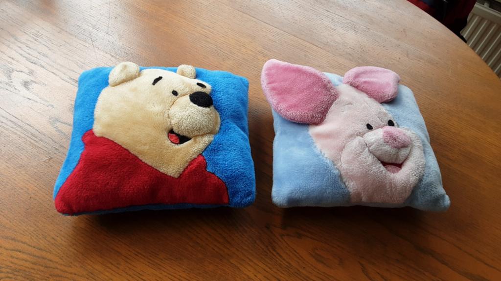 Pooh en Knorretje kussens - Disney knuffelkussens, Disney, Overige typen, Ophalen of Verzenden, Meerkleurig