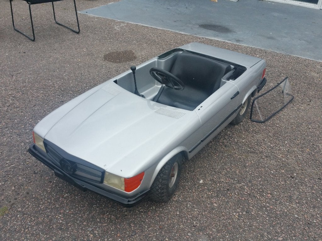 Mercedes-Benz 500 SL mini model R107 met Honda benzine motor, Ophalen