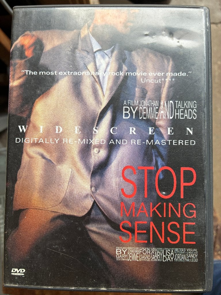 Stop making Sense DVD ; Muziek -DVD Talking Heads, Engels, Alle leeftijden, Nederlands, Ophalen of Verzenden
