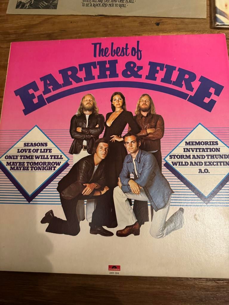 Lp earth & fire, Cd's en Dvd's, Ophalen of Verzenden, Zo goed als nieuw, 12 inch