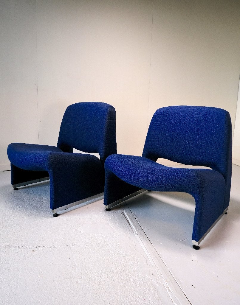 Fauteuil (Piretti, Arki, Castelli), Ophalen, 75 tot 100 cm, Zo goed als nieuw, Stof