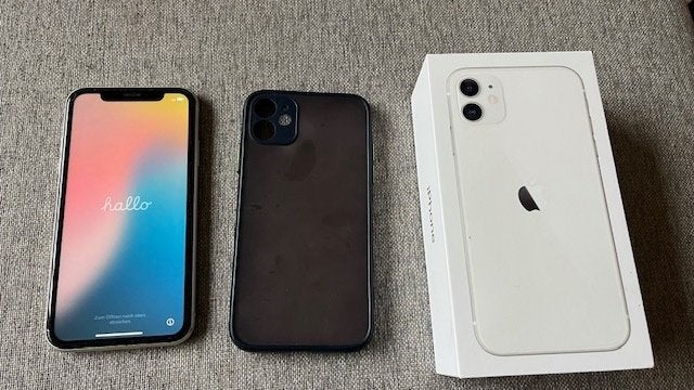 iPhone 11 wit 128 gb met hoesje.de batterij is 79 %, Ophalen, Wit, IPhone 11, 128 GB