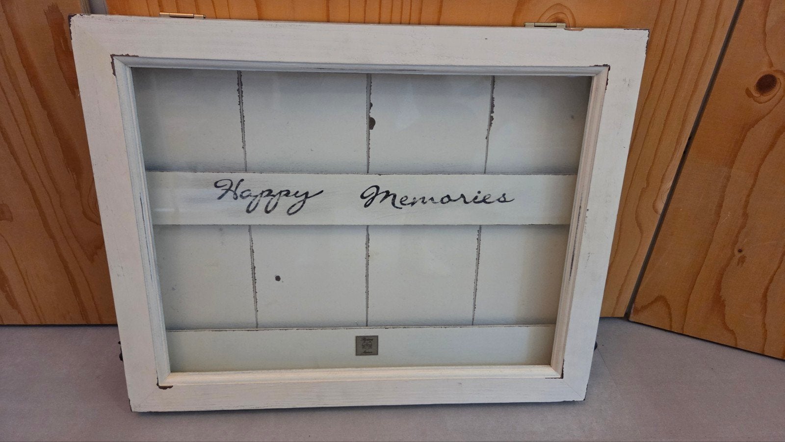 Riviera Maison fotolijst 'Happy Memories'  vintage, Ophalen, Gebruikt, Hangend, Fotolijst