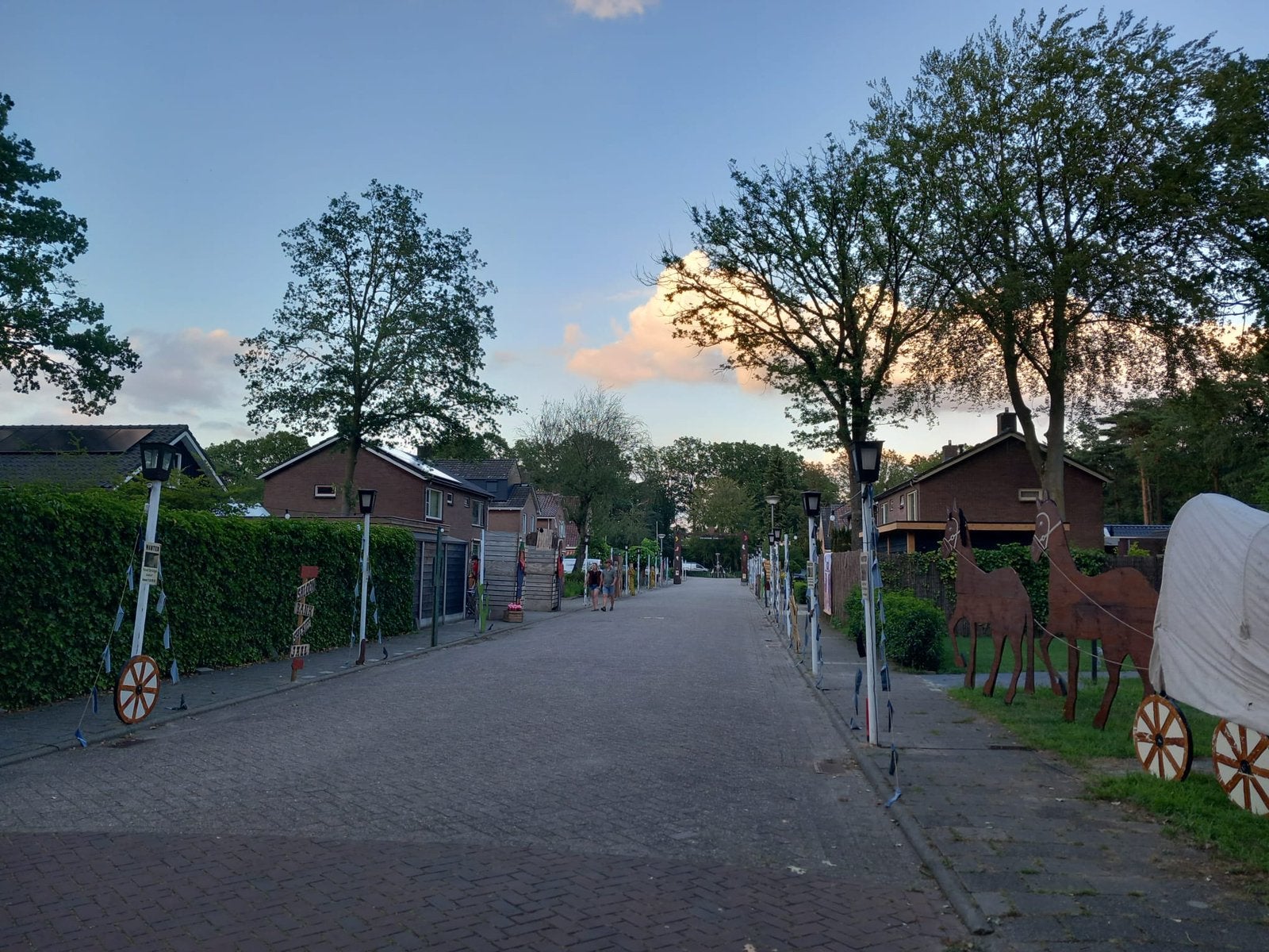 Straatversiering thema western, Zwolle
