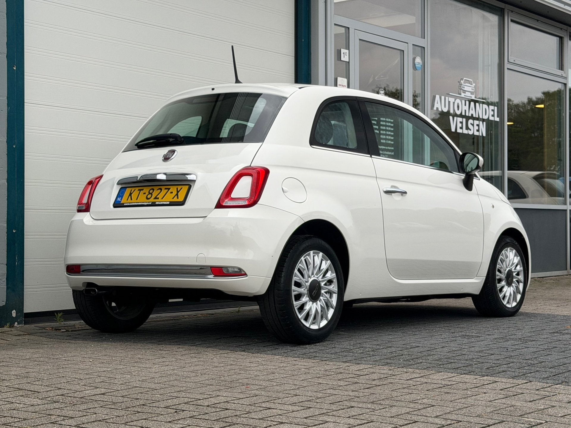 Fiat 500 0.9 TwinAir Easy Automaat Airco, Auto's, 86 pk, Gebruikt, Wit, Bedrijf
