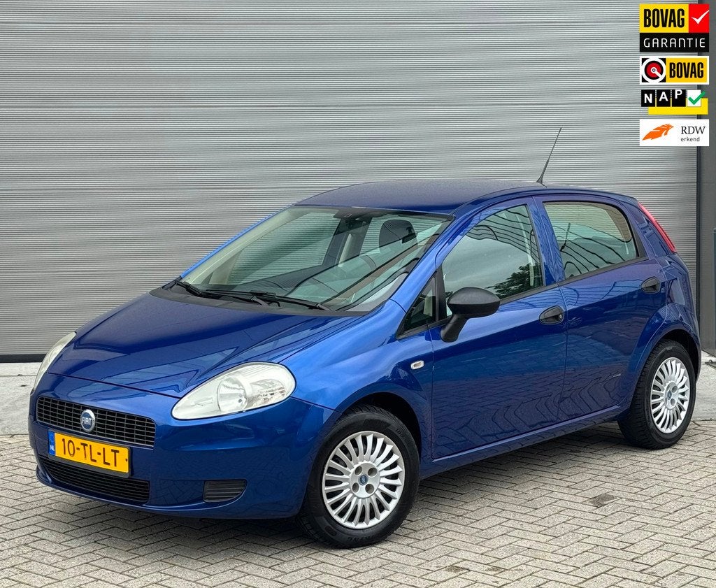 Fiat Grande Punto 1.4 Dynamic 2006 5DR NAP|APK 2027, Voorwielaandrijving, 4 cilinders, Grande Punto, Origineel Nederlands