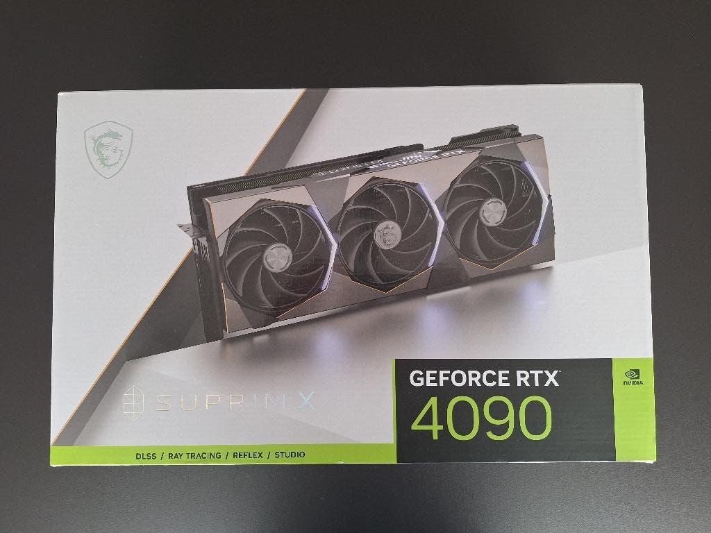 GeForce RTX 4090 SUPRIM X 24G, Computers en Software, Videokaarten, Zo goed als nieuw, Nvidia, PCI-Express 4.0, GDDR6, HDMI, DisplayPort