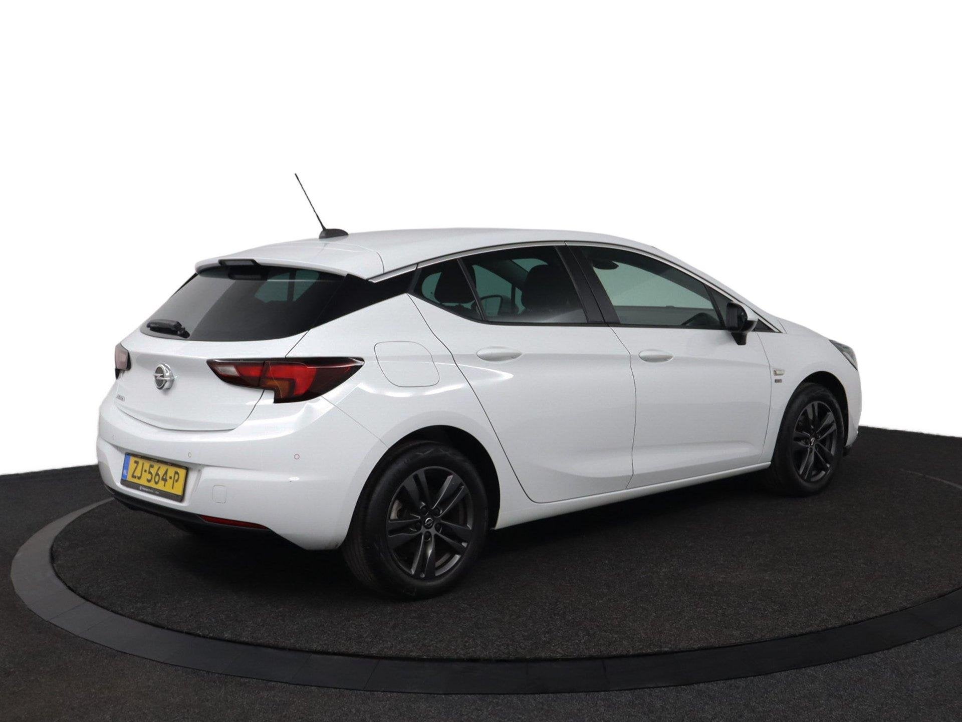 Opel Astra 1.0 Turbo 120 Jaar Edition |NAP|5drs.|Airco, Gebruikt, 610 kg, Wit, Origineel Nederlands