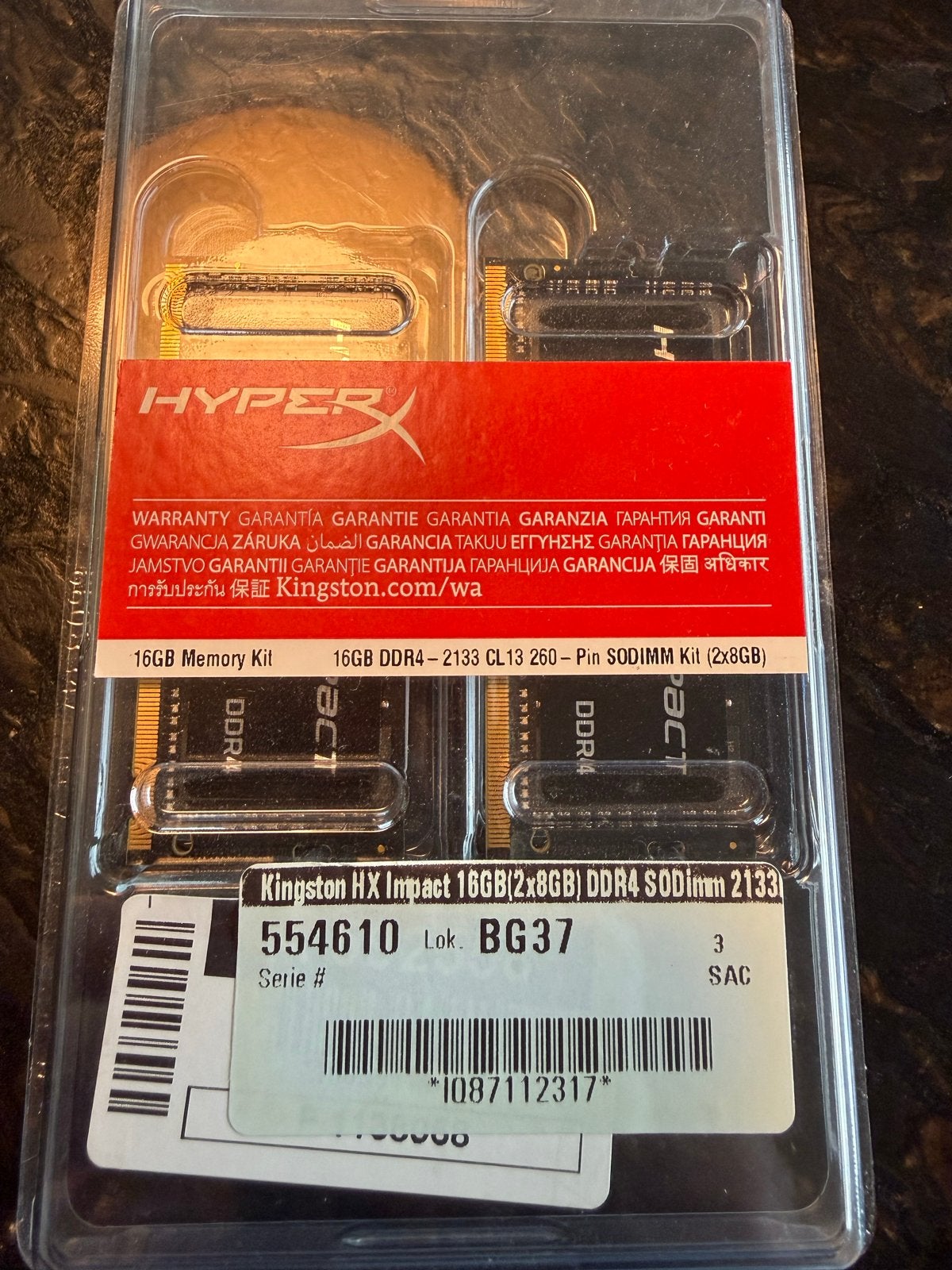 Kingston HyperX Impact 16GB DDR4 SODIMM RAM (2x8GB), Computers en Software, RAM geheugen, DDR4, Ophalen of Verzenden, Zo goed als nieuw