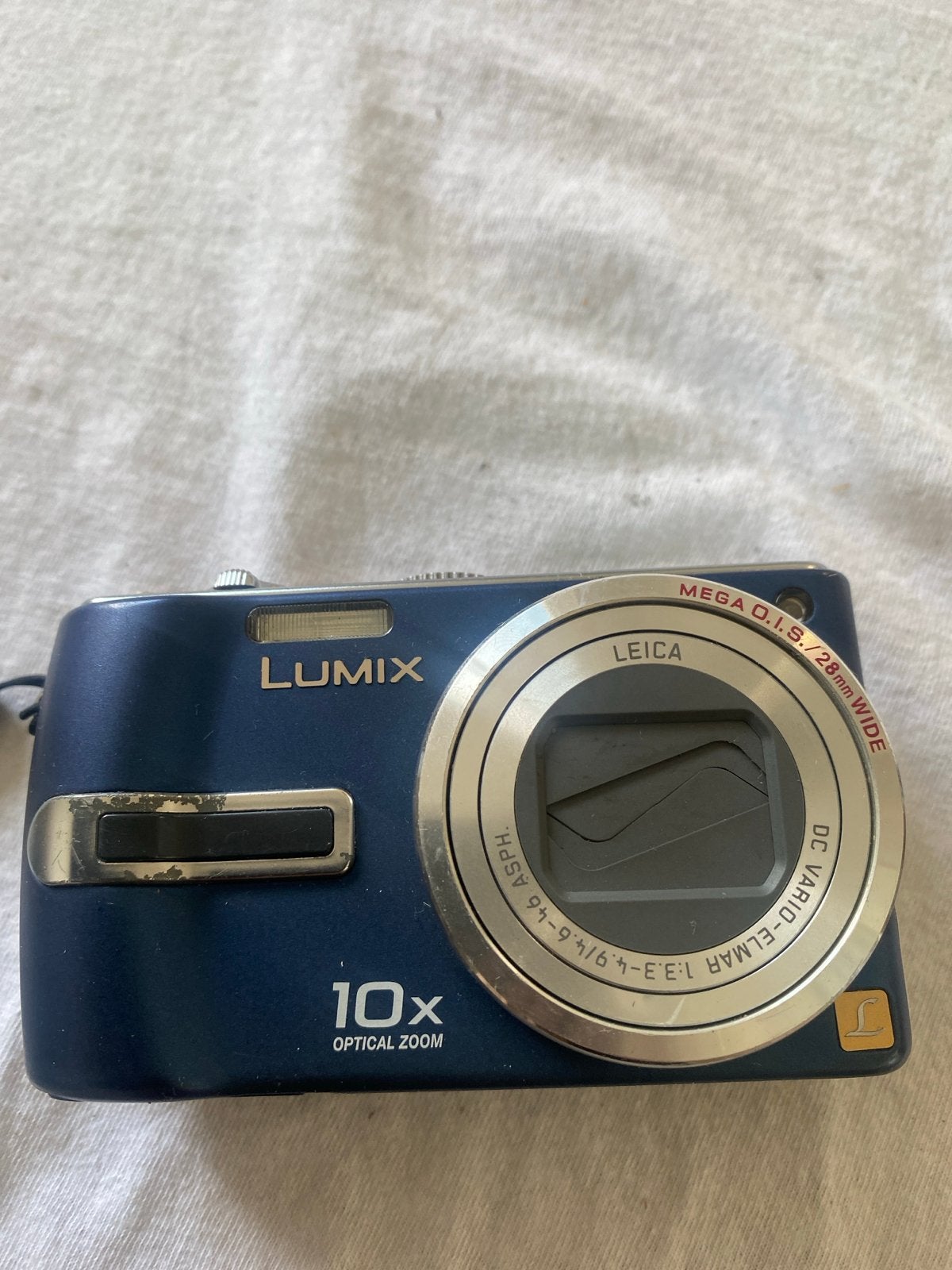Panasonic Lumix DMC-TZ3 Compactcamera - Blauw, 10x Zoom, Audio, Tv en Foto, Gebruikt, Panasonic, Beeldstabilisatie, Ophalen of Verzenden